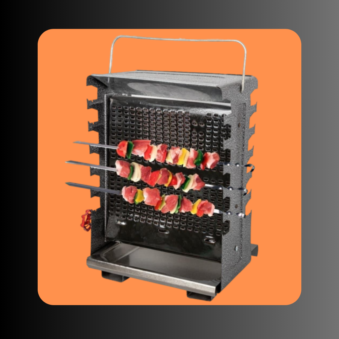 کباب پز ایستاده آپارتمانی 12 سیخه مدل PA